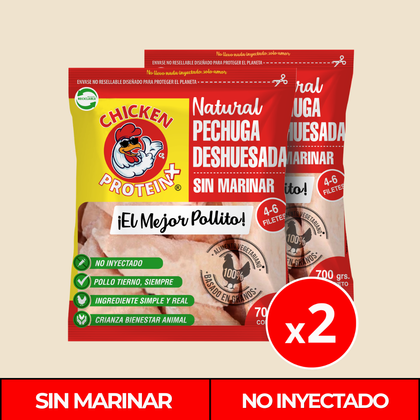 Pack Semanal – Pechuga Deshuesada Sin Marinar