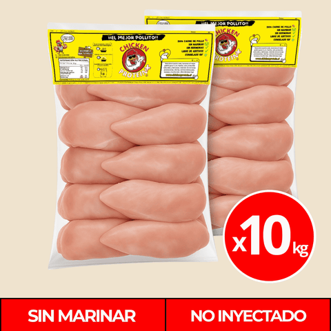Pechuga Deshuesada Sin Marinar 10kg – Pack 10 Kilos