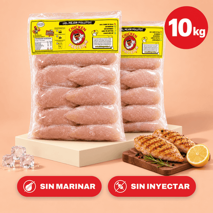 Pechuga Deshuesada Sin Marinar 10kg – Pack 10 Kilos