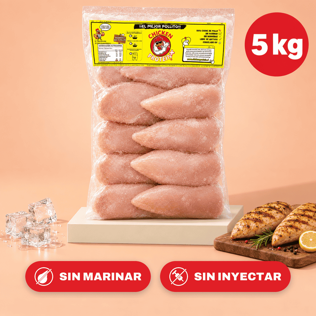 Pechuga Deshuesada Sin Marinar 5kg – Pack 5 Kilos