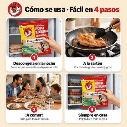 Hogar Inteligente – Pechuga Deshuesada Sin Marinar
