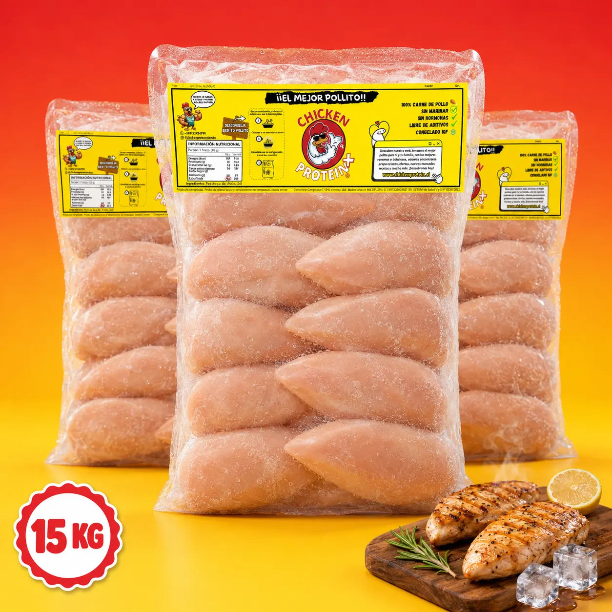 Pechuga Deshuesada Sin Marinar 15kg – Pack 15 Kilos