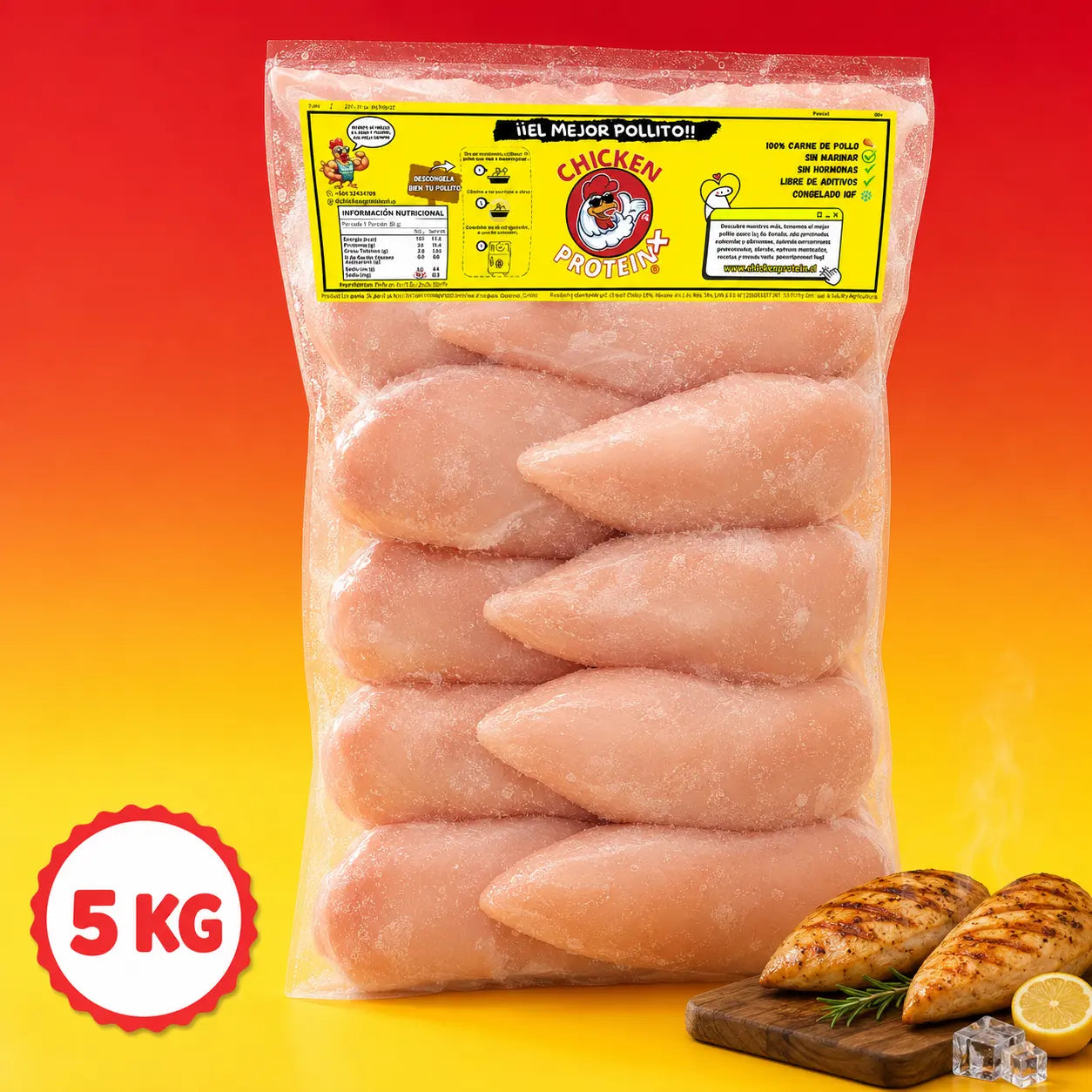 Pechuga Deshuesada Sin Marinar 5kg – Pack 5 Kilos