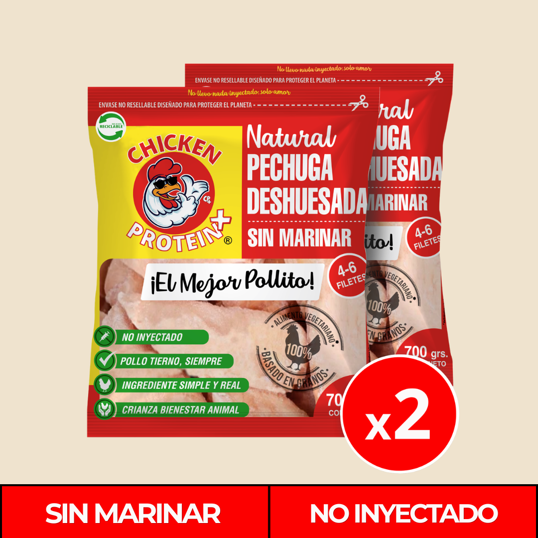 Pack Semanal – Pechuga Deshuesada Sin Marinar