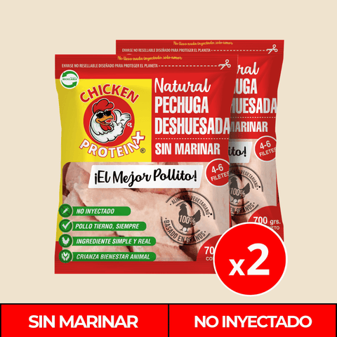 Pack Semanal – Pechuga Deshuesada Sin Marinar